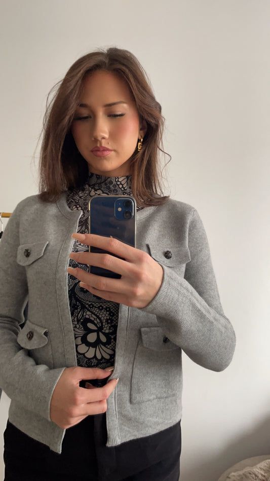 Cardigan Julia grey