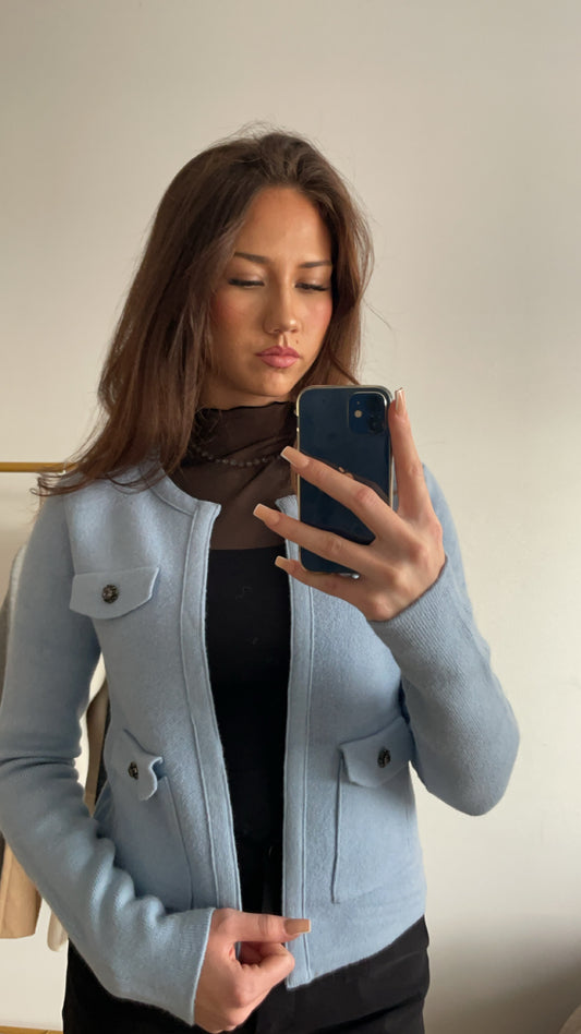 Cardigan Julia pastelblauw