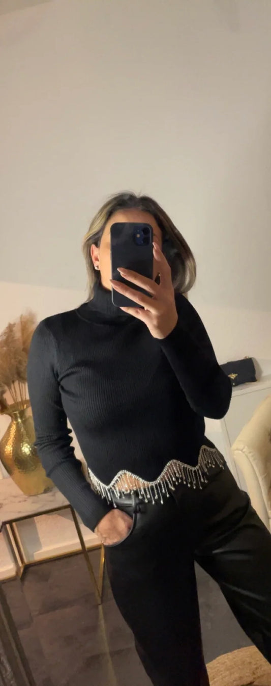 Top Julia zwart
