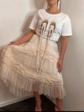 Gina Skirt Beige